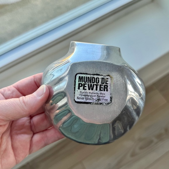 Pewter Shell trinket disk - Picture 2 of 2